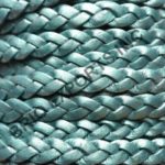 Teal Color Leather Cord for Garments