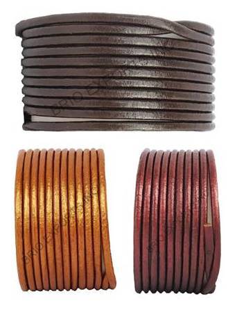 Round Leather Cords - Brio Leather