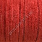 RED SUEDE LEATHER