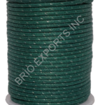 GREEN COTTON WAX CORDS