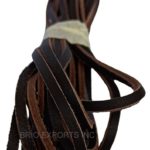 LEATHER SHOE LACE DARK BROWN