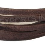 FLAT LEATHER CORD GREY