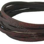 FLAT LEATHER CORD BROWN