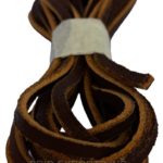LEATHER SHOE LACE LIGHT BROWN