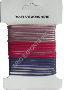 Leather Cords in Header Packing
