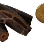 OVAL SHAPE LEATHER BEAD BROWN