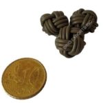MEHANDI COLOR LEATHER BEAD